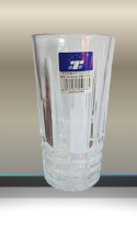 Vaso largo diseño diamante 375 ml