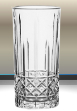 Vaso largo diseño diamante 375 ml